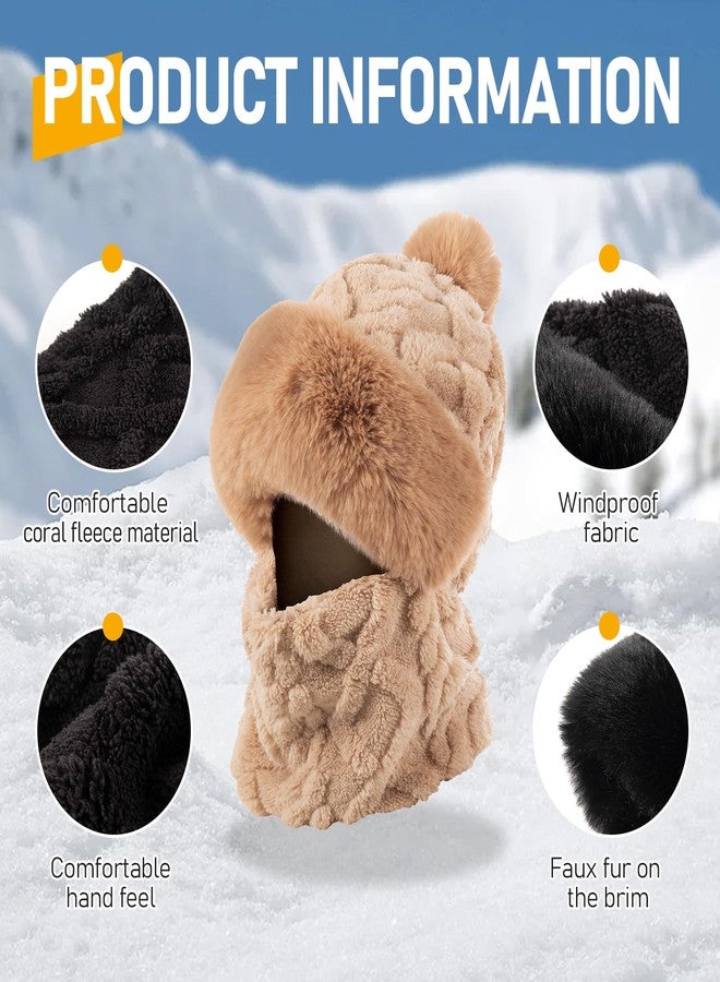 JOYPICKS Balaclava Ski Mask for Women Men, Winter Fleece Wind-Resistant Warm Face Cover and Neck Warmer for Cycling Motorcycle Skiing Black - Image 3